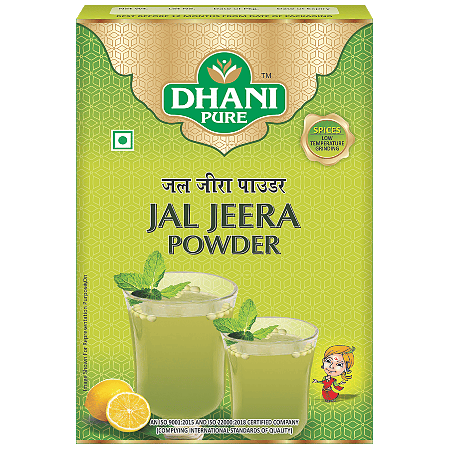 Dhani Pure Jal Jeera Powder - Natural, No Artificial Colours & Preservatives 10 g