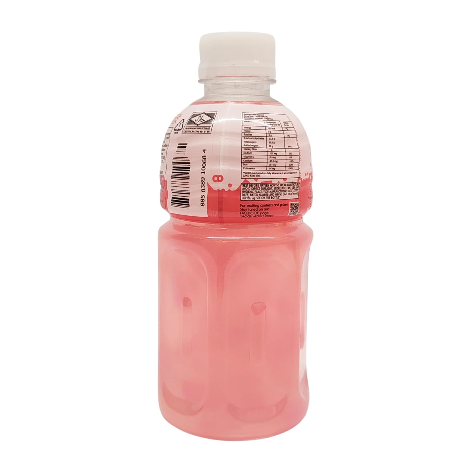 Mogu Mogu Lychee Juice Drink with Nata de Coco Jelly 320ml (Pack of 6) – view 6