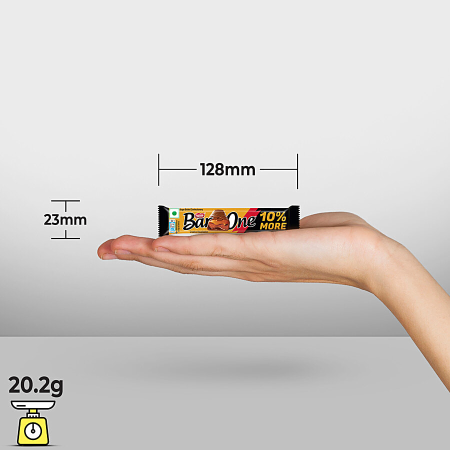 Nestle Bar One Nougat & Caramel Chocolate Bar 20.2 g – view 7