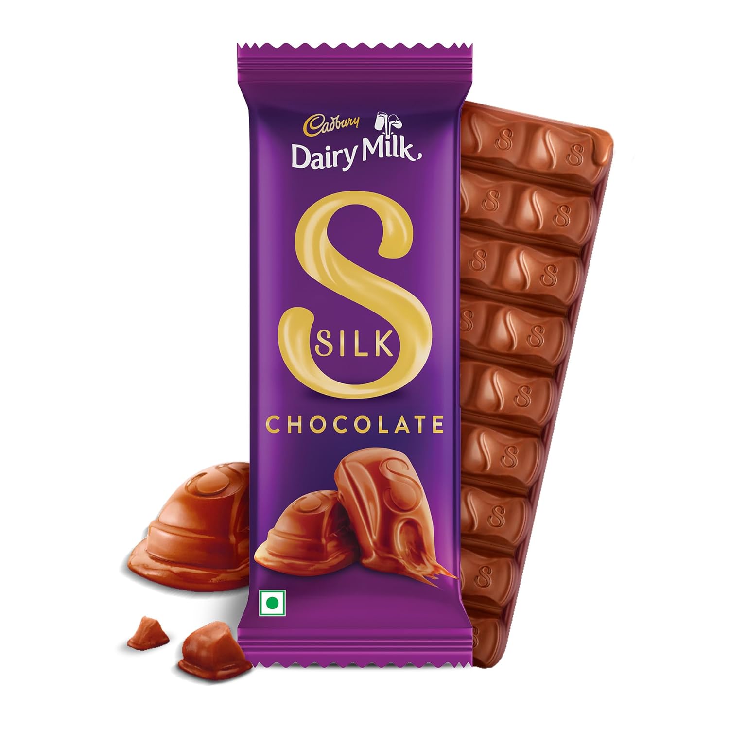 Cadbury Silk milk chocolate bar 150 g front pack view