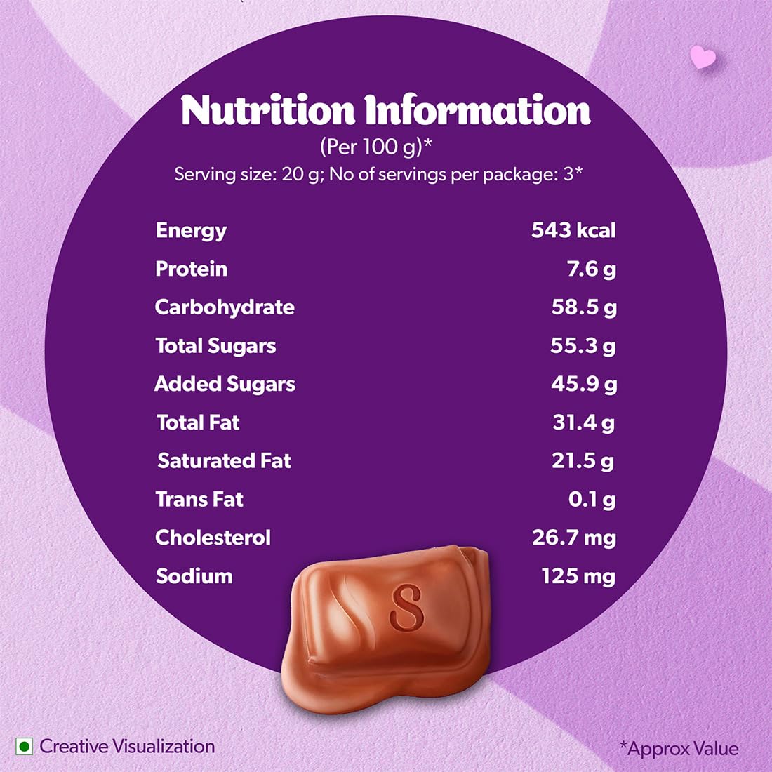 Cadbury Silk Plain Chocolate Bar 144 G – view 2