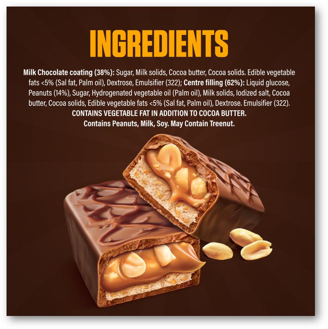 Snickers Family Treat Peanut Chocolate Pouch, Pack of 4 – view 3