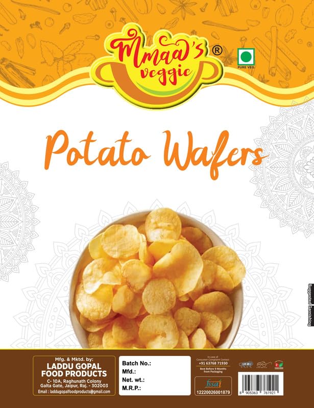 Shakti Falahari Aloo Wafers Namkeen Snack, 250 g (Pack of 3) – view 7