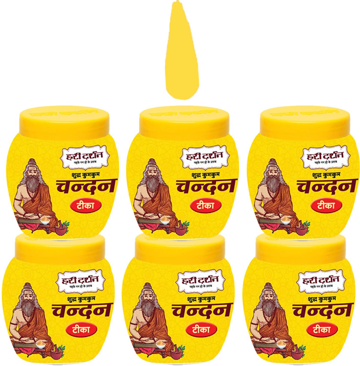 Hari Darshan Kumkum Chandan Tika 40 g Each, Pack of 6 – view 2