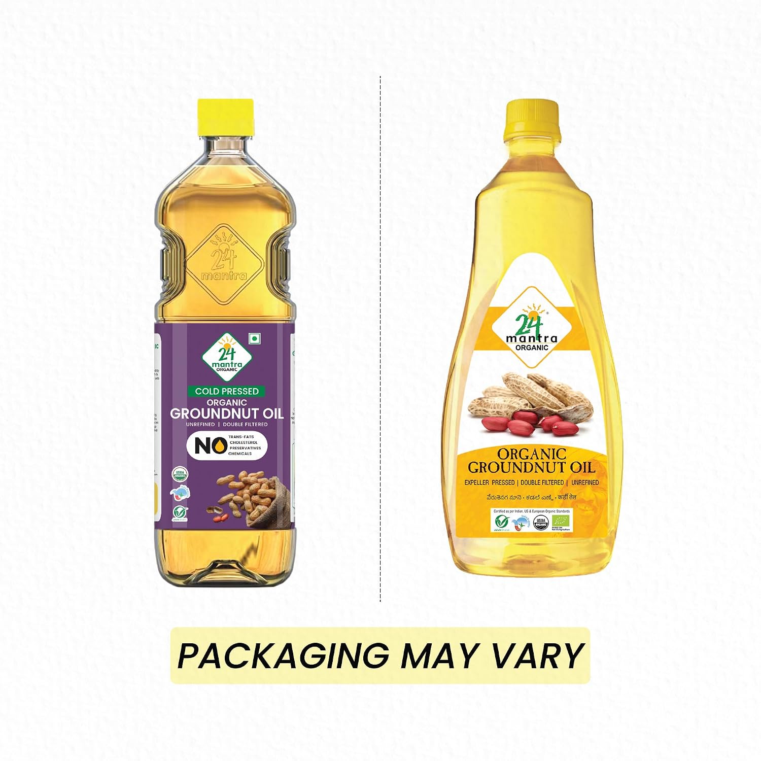 24 Mantra Organic Groundnut Oil, 1 L – view 3