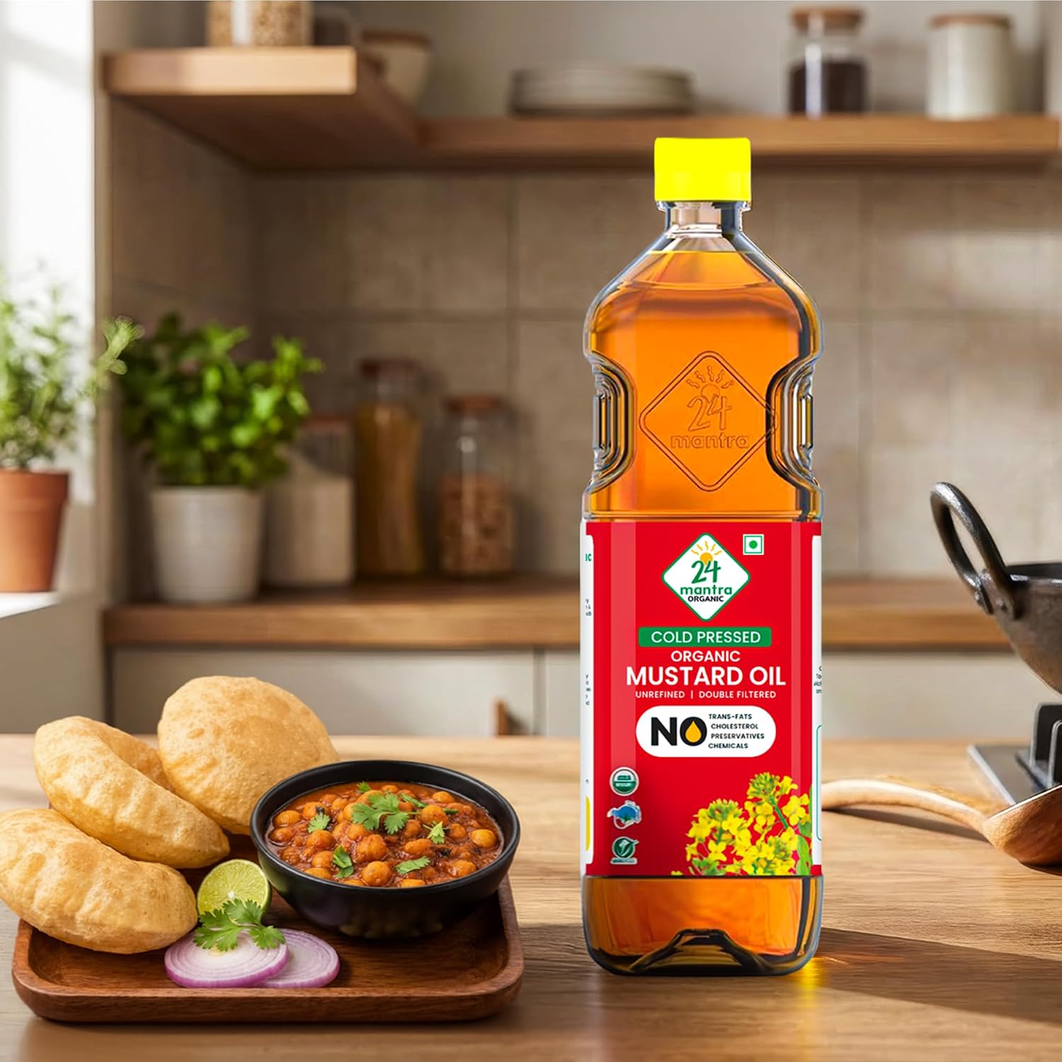 24 Mantra Organic Pressed Mustard Oil, 1 L – view 8