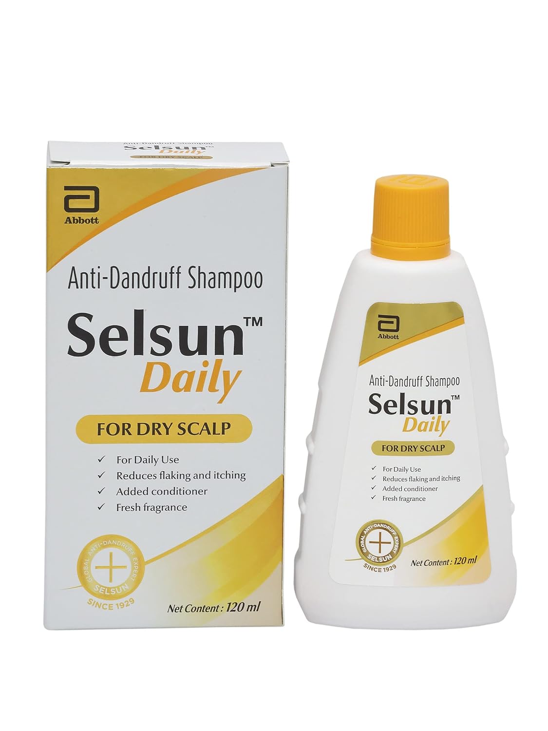 Abbott Selsun Daily Anti-Dandruff Shampoo 120 ml, Pack of 2 – view 4
