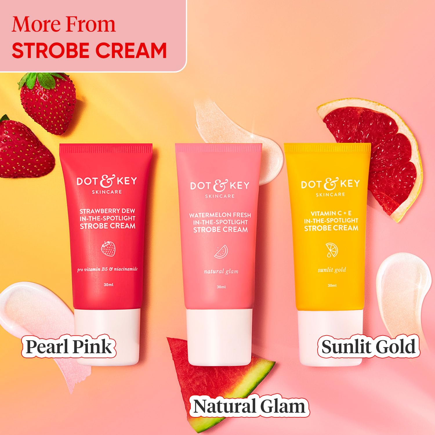 DOT & KEY Strawberry Dew Strobe Cream Combo Pack, 2 x 30 ml – view 7