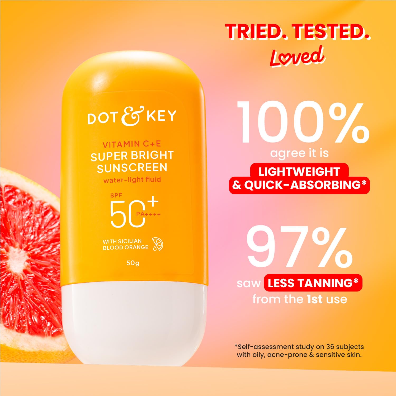 DOT & KEY Vitamin C + E Super Bright Sunscreen SPF 50+ PA++++, 50g – view 4