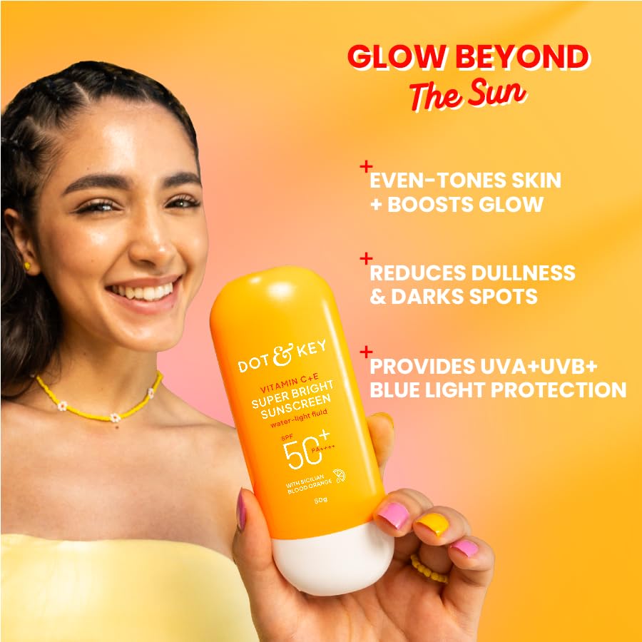 Dot & Key Vitamin C + E Super Bright Sunscreen SPF 50+ PA++++ Combo, 2 x 50 g – view 7