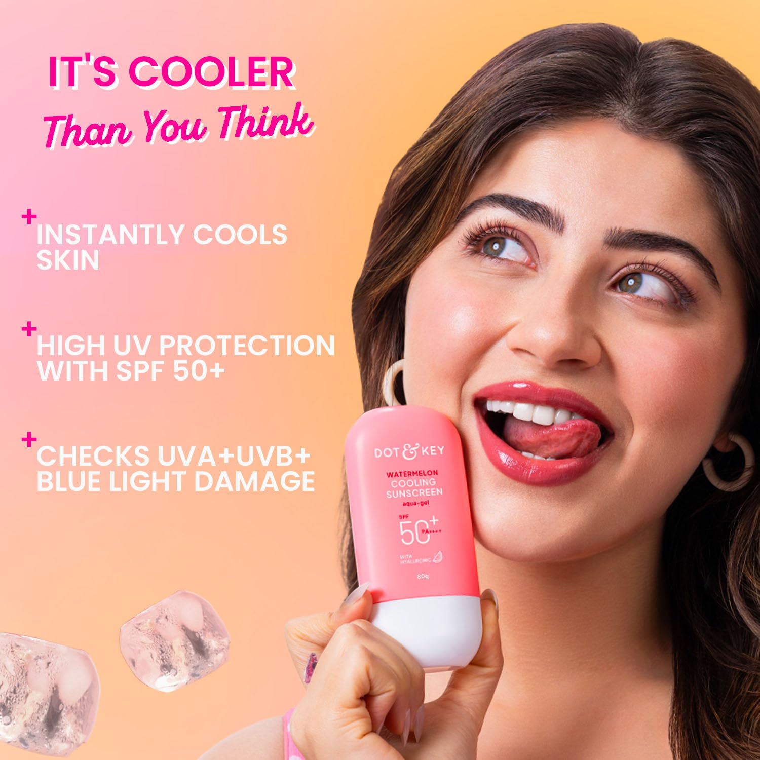 Dot & Key Watermelon Cooling Sunscreen SPF 50 Combo Pack of 2, 50 g Each – view 6