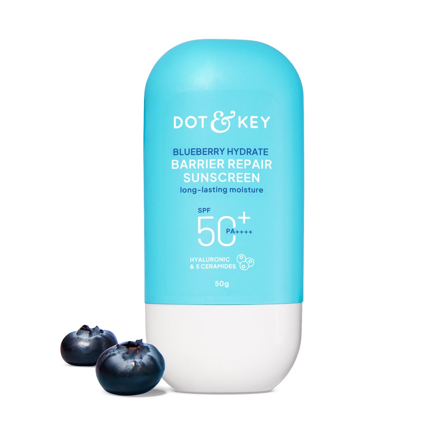 Lightweight DOT & KEY face sunscreen for dry sensitive skin