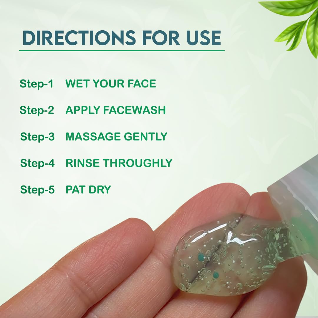 Jovees Herbal Tea Tree Face Wash for Oily & Sensitive Skin, 120 ml Pack of 2 – view 5