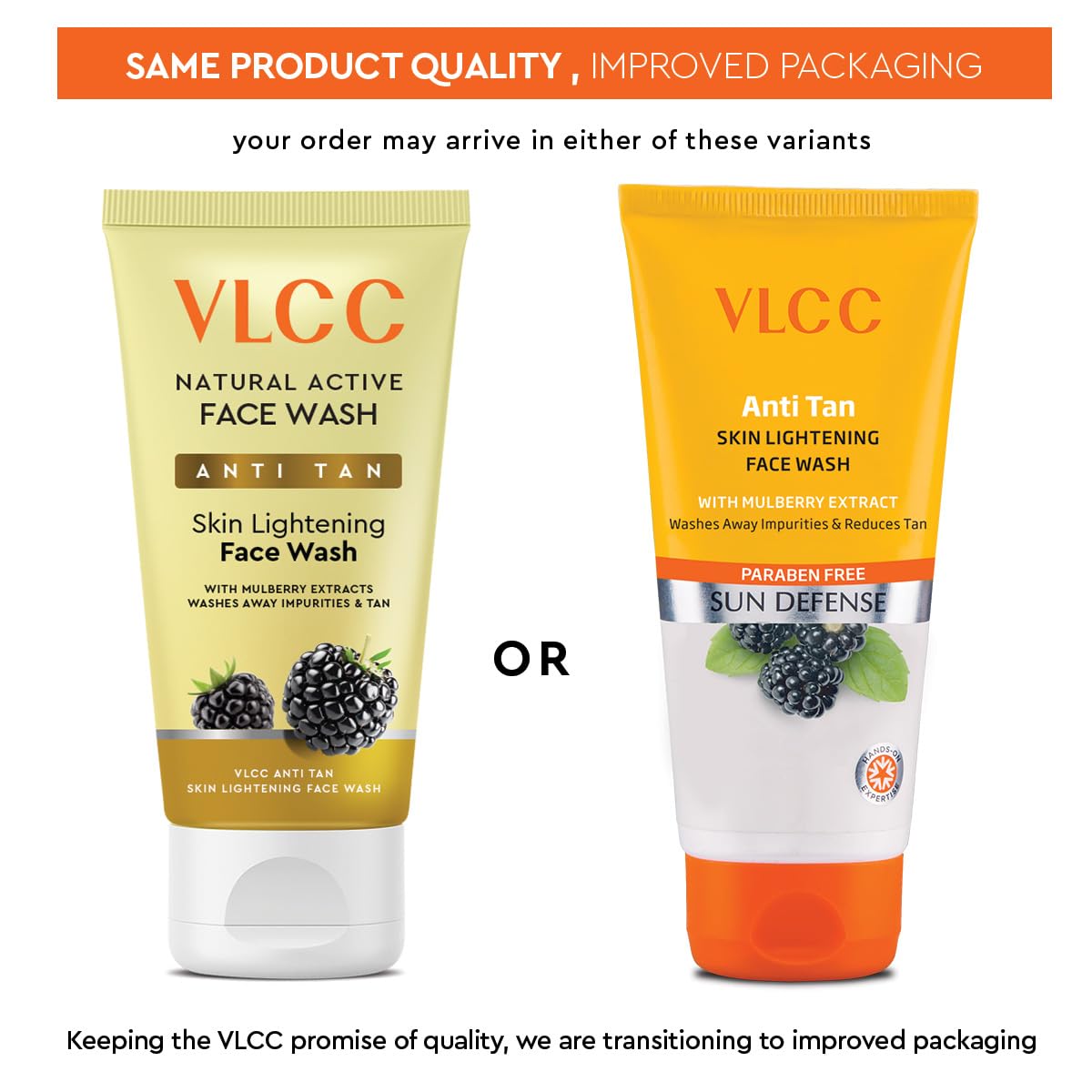 VLCC Anti Tan Skin Lightening Face Wash with Mulberry & Orange Peel Extract, 600 ml – view 2