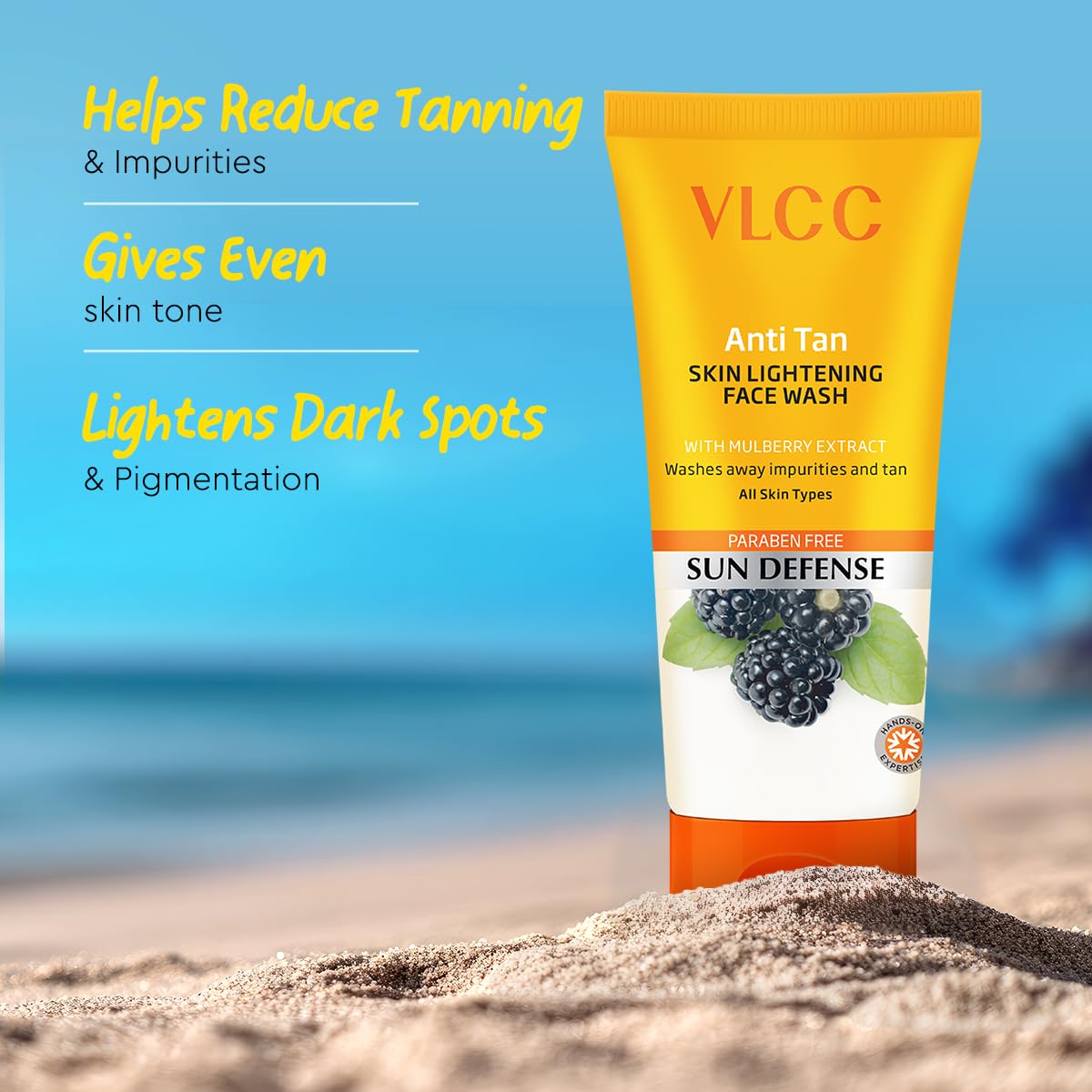 VLCC Anti Tan Skin Lightening Face Wash with Mulberry & Orange Peel Extract, 600 ml – view 4