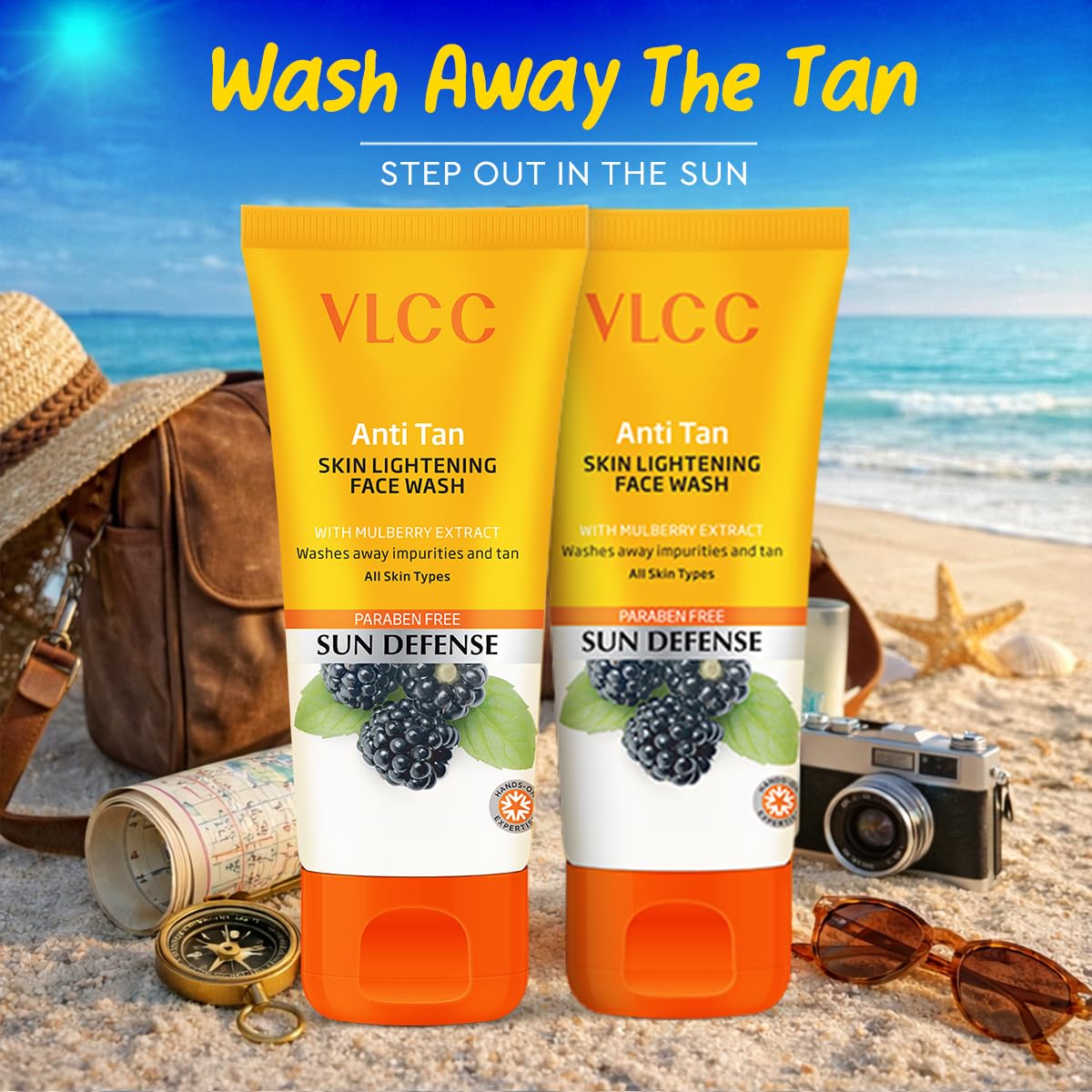 VLCC Anti Tan Skin Lightening Face Wash with Mulberry & Orange Peel Extract, 600 ml – view 6