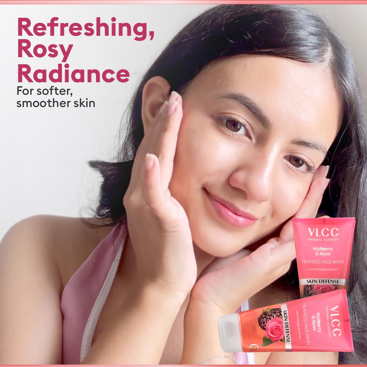 VLCC Mulberry & Rose Face Wash for Radiant Glow with Rose, Mulberry, Orange & Lemon Peel Extracts, 150 ml Each (Pack of 2) – view 8