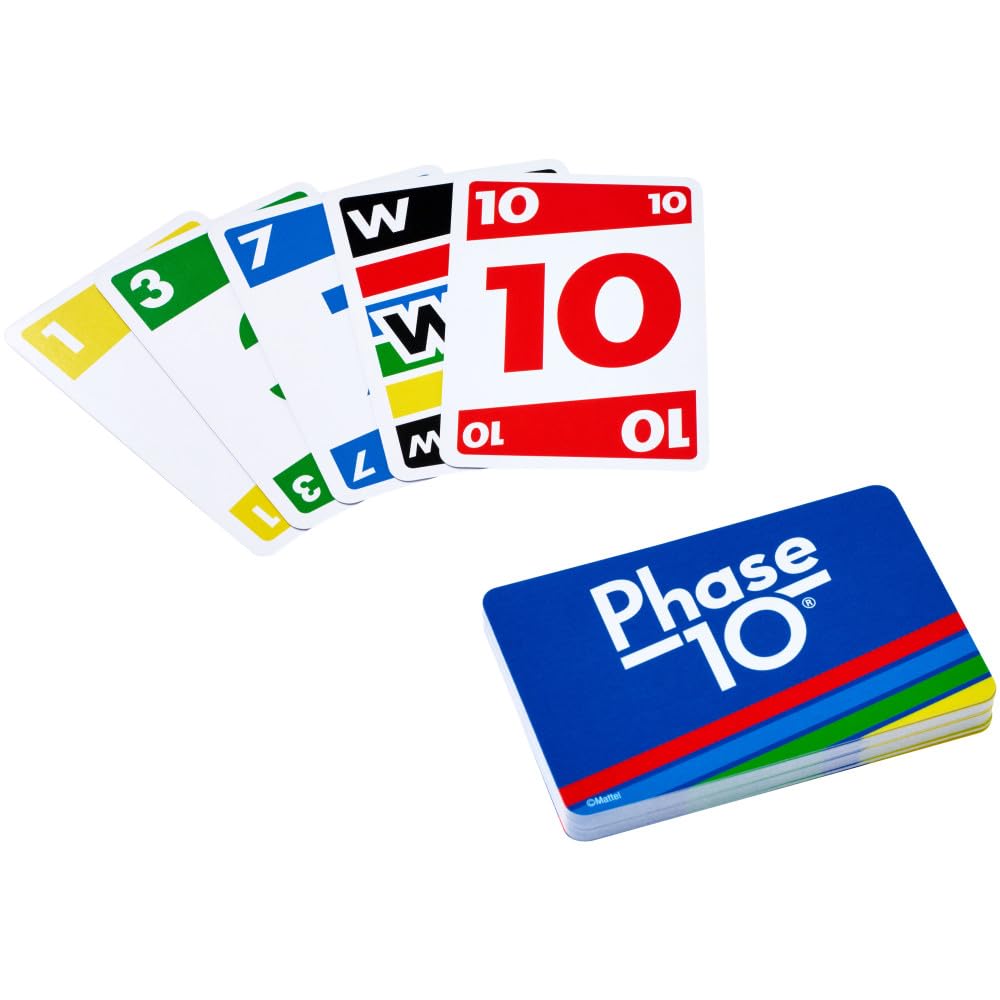 Mattel Games Phase 10 Card Game (Multicolor) – view 5