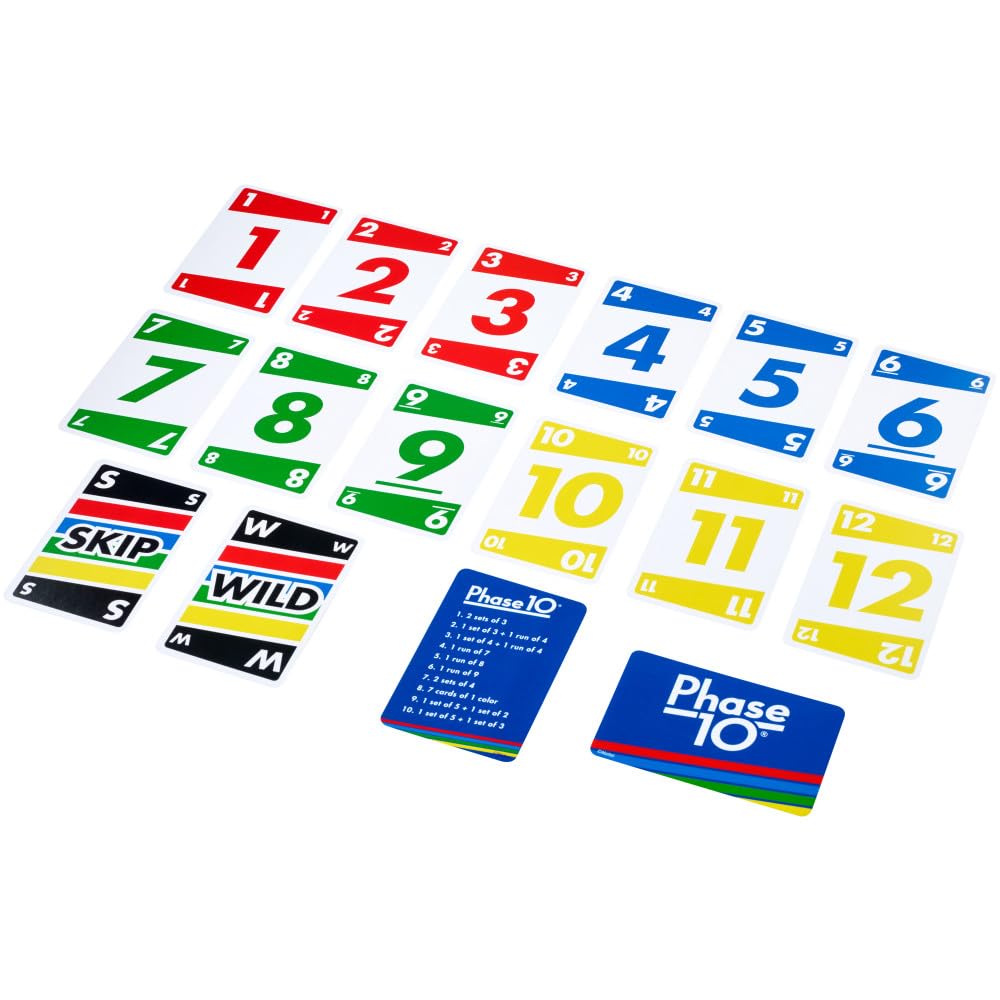 Mattel Games Phase 10 Card Game (Multicolor) – view 6