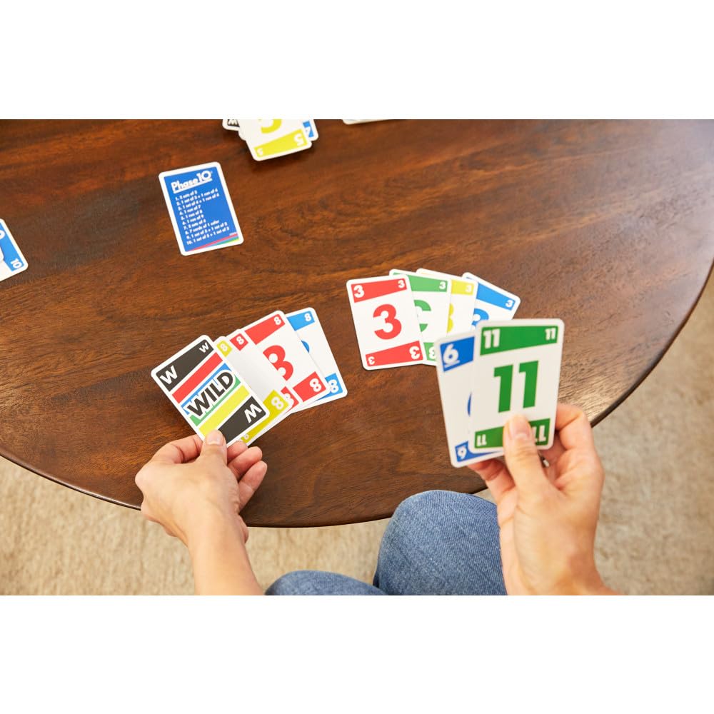 Mattel Games Phase 10 Card Game (Multicolor) – view 3