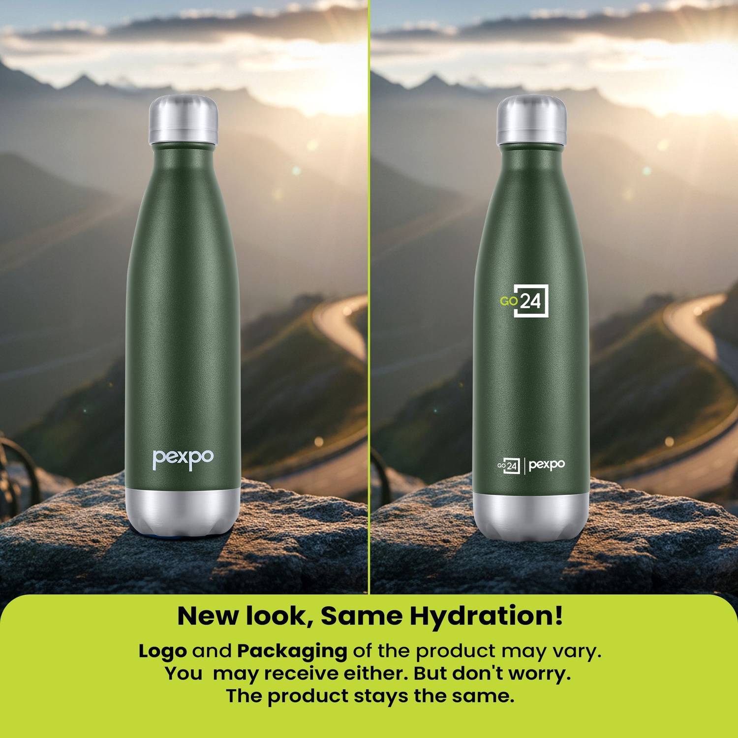 Bazaar5 Go24 Electro 500 Hot & Cold Thermosteel Water Bottle, 500 ml – view 2