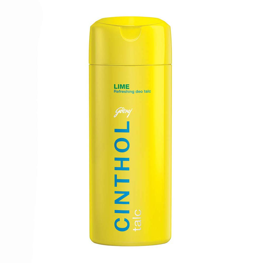 Cinthol Godrej Lime Talcum Powder with Citrus Fragrance | Superior Germ Protection | Insta Deo Fragrance | Pack of 1, 300 Gms