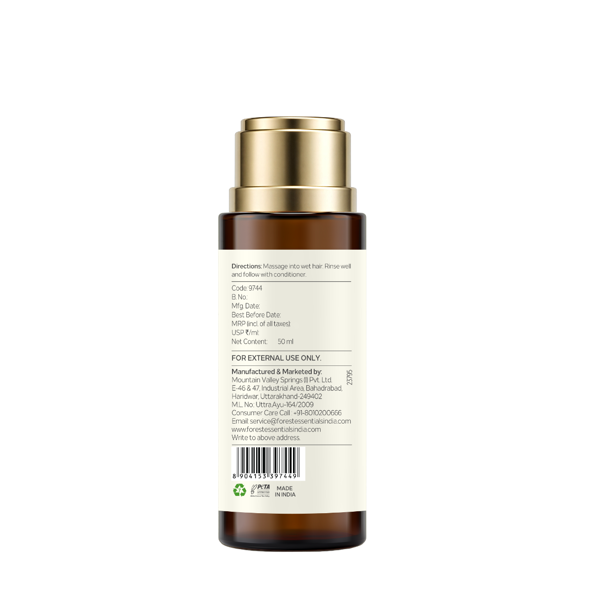 Forest Essentials Ayurvedic Shampoo Bhringraj & Shikakai - Sulphate Free – view 4