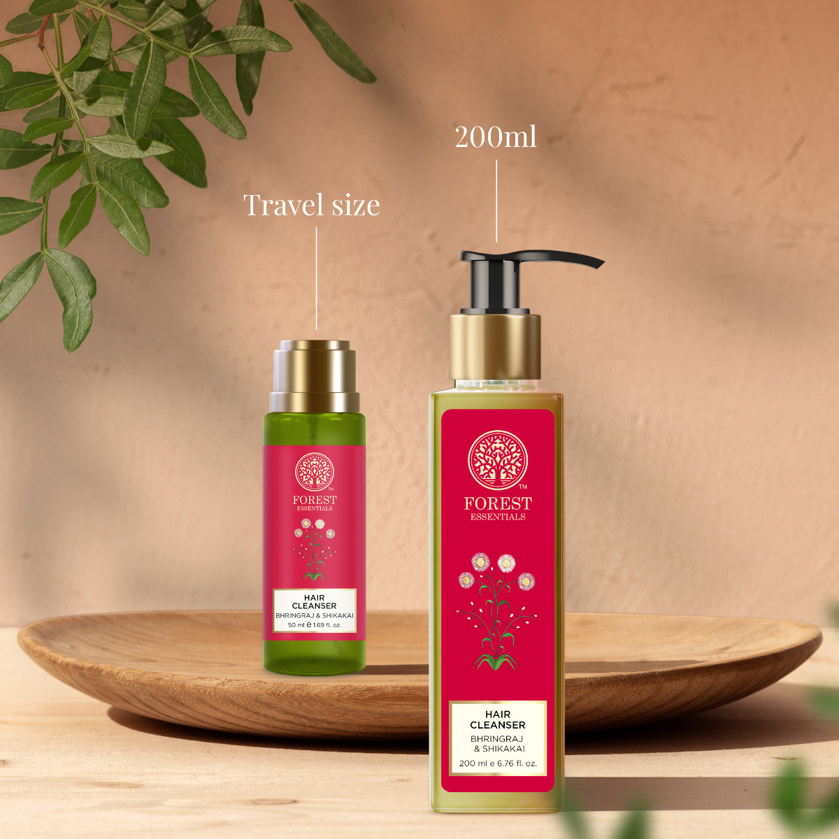 Forest Essentials Ayurvedic Shampoo Bhringraj & Shikakai, Sulphate Free – view 5
