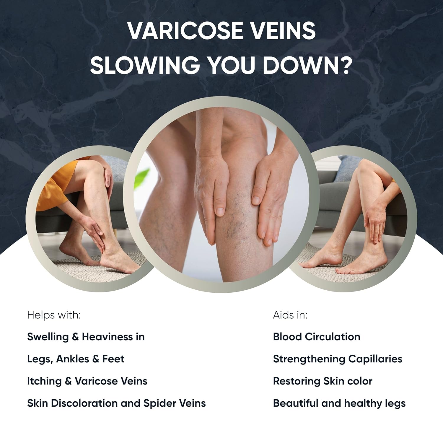PENIKOSETE Advanced Vein Treatment Kit with Ashwagandha Cream & Tablets – view 3