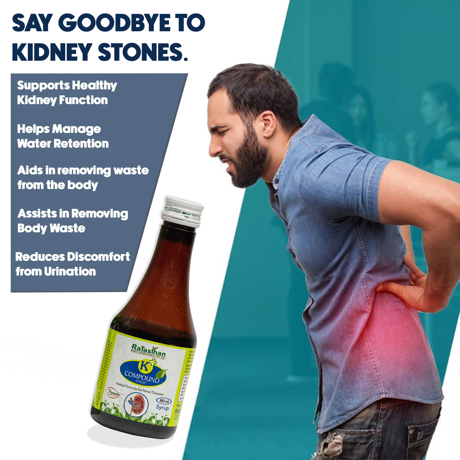 Rajasthan Aushdhalaya K+ Compound Syrup 180 ml – view 8