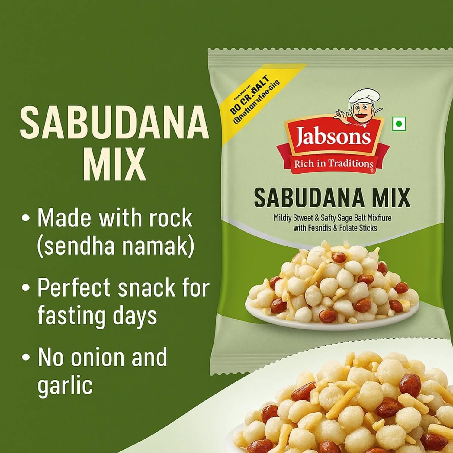 Jabsons Sabudana Mix 180g – view 4