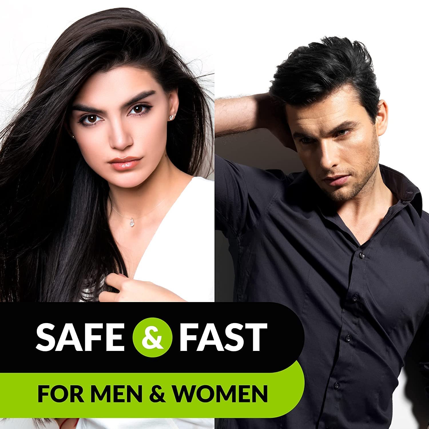 VCare Hair Colour Shampoo for Men and Women, 180ml, Deep Brown – view 6