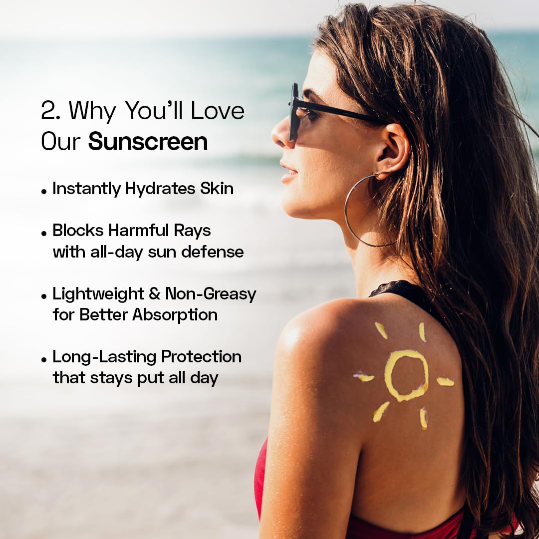 VCare Sunscreen SPF 30 Matte Cream 50g for Women & Men For All Skin Types (white) – view 5