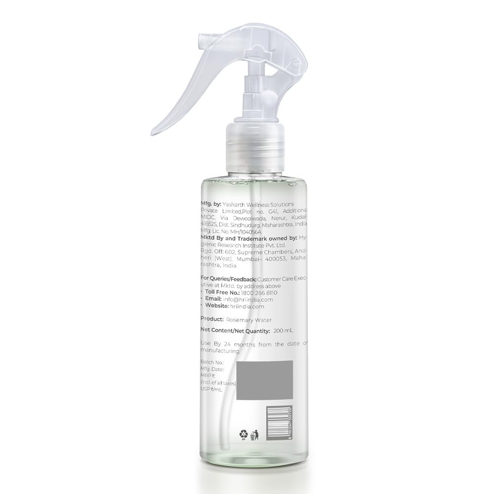 Streax Rosemary Hair Spray - 200ml , 100% Natural Extracts For Hair Growth , Stronger & Thicker Hair, Reduces Hair Fall , Nourishes Scalp & Stimulates Roots , Non-Sticky , Sulphate & Paraben-Free, Rosemary Water Spray for Hair Growth – view 8