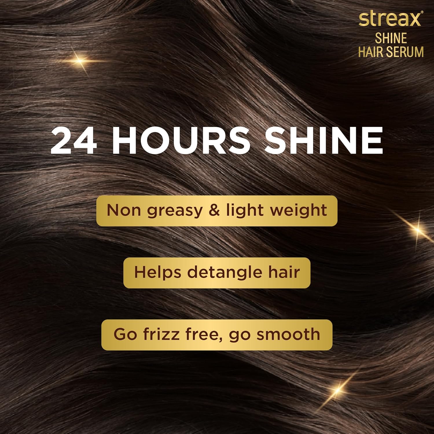Streax Hair Serum 50ml, Hair serum for Dry & Frizzy Hair,for Women & Men, for Curly Hair, Wavy Hair, Straight Hair, Silk & Shine Vitalised with Walnut Oil – view 6