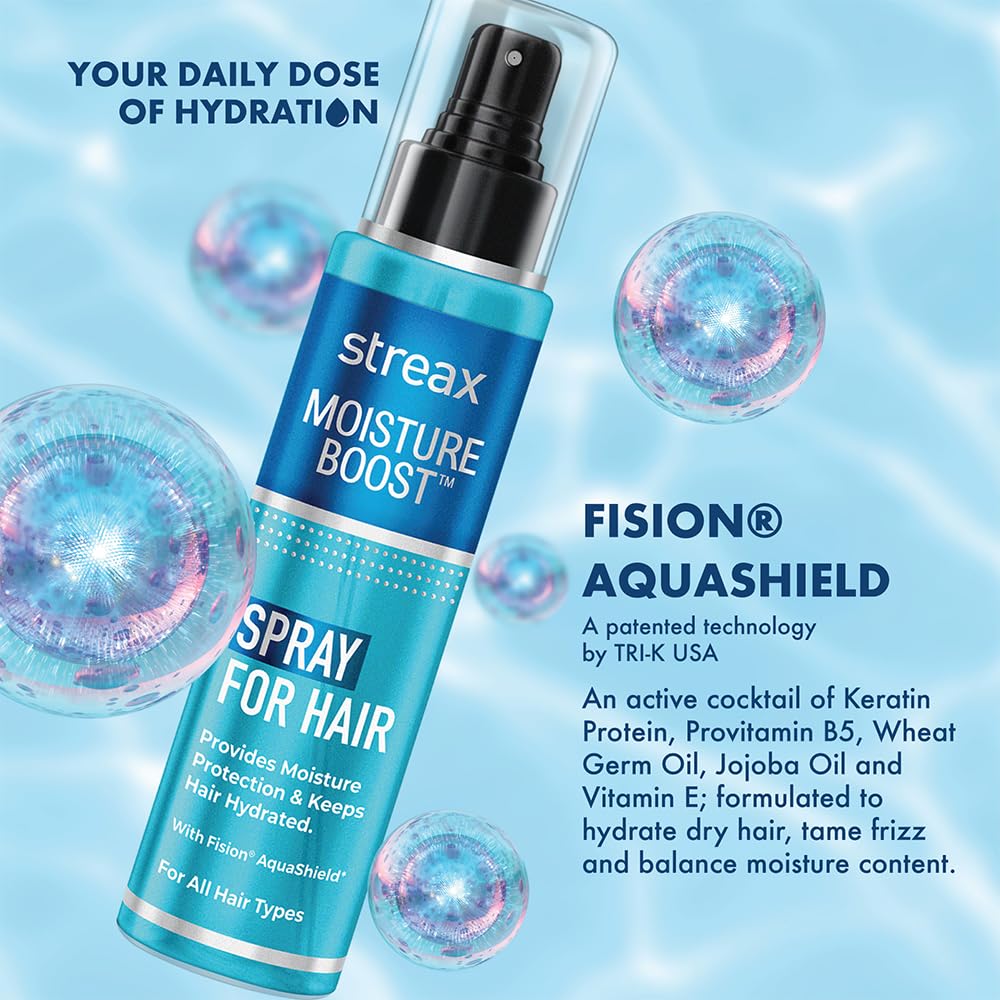 Streax Moisture Boost Spray Hair Serum for Dry Frizzy Hair - 50 ml – view 3