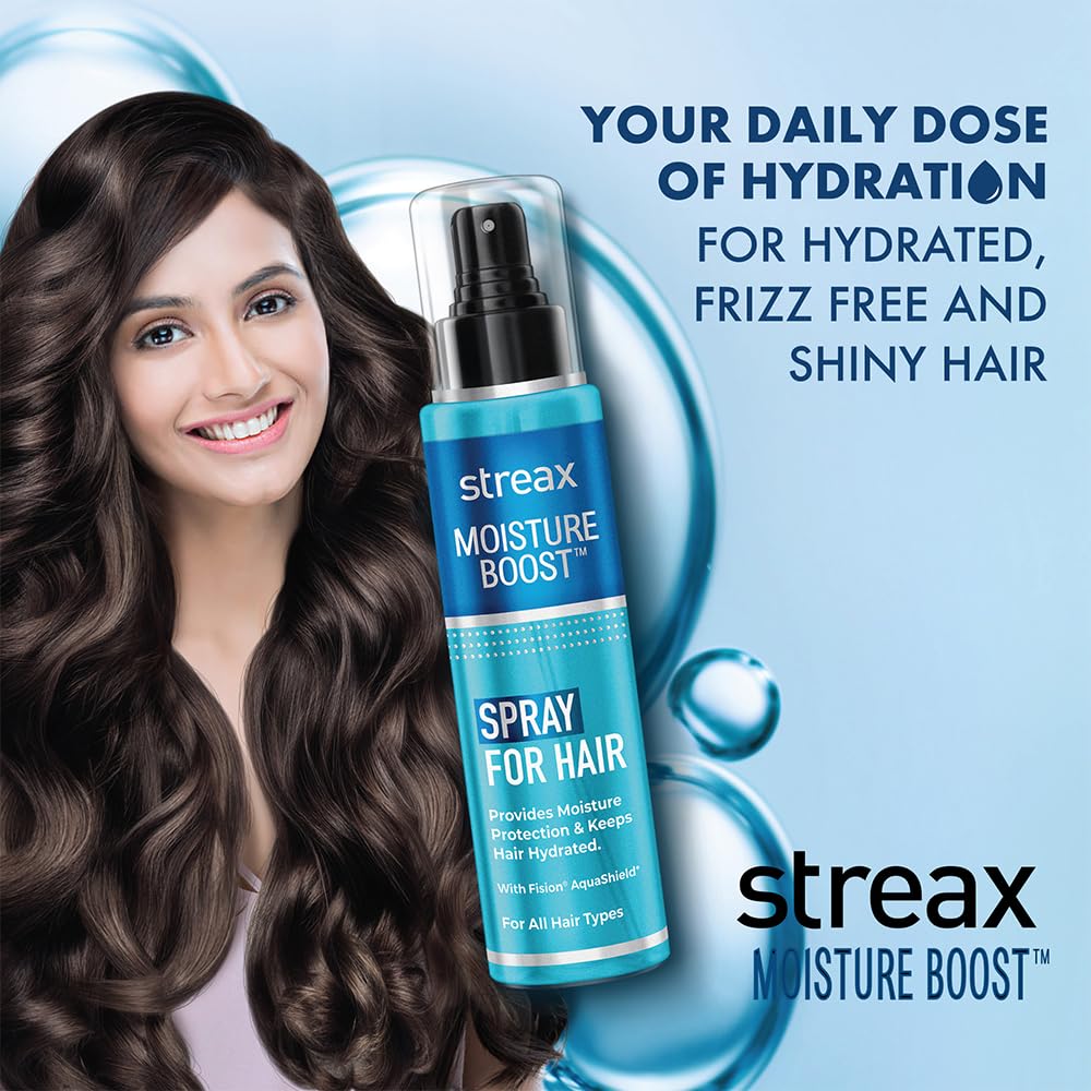 Streax Moisture Boost Spray Hair Serum for Dry Frizzy Hair - 50 ml – view 2