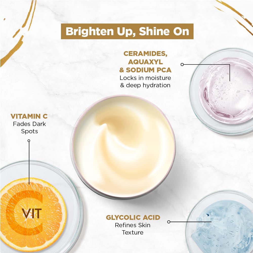 Streax Bright & Shine Serum Infused Face Cream Gel, 50 gm with 6% Vitamin C & Glycolic Acid – view 5
