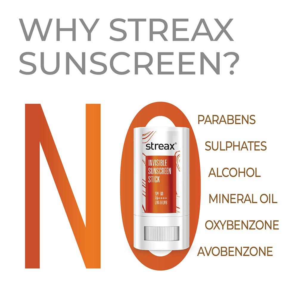 Streax Sunscreen Stick SPF 60 PA++++,20 g – view 8