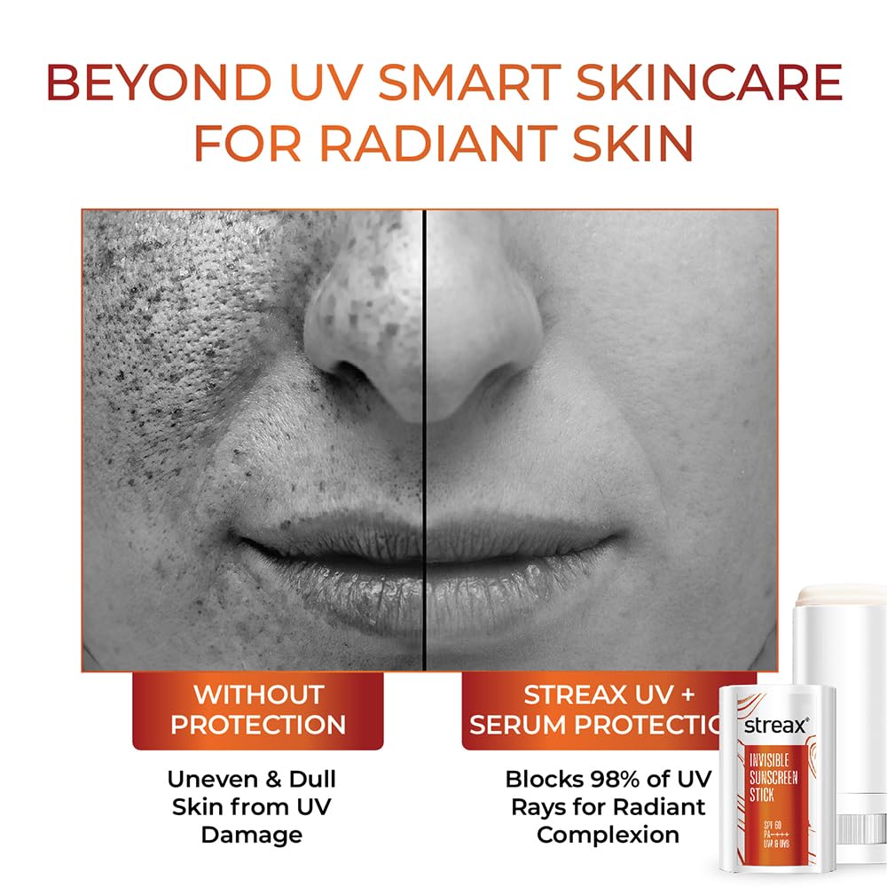 Streax Sunscreen Stick SPF 60 PA++++,20 g – view 6