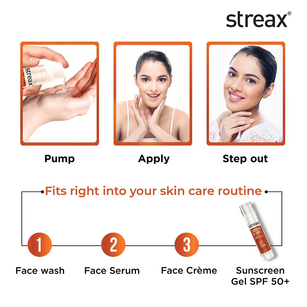 Streax Invisible Matte Gel Sunscreen SPF 50 PA+++, 50g – view 7