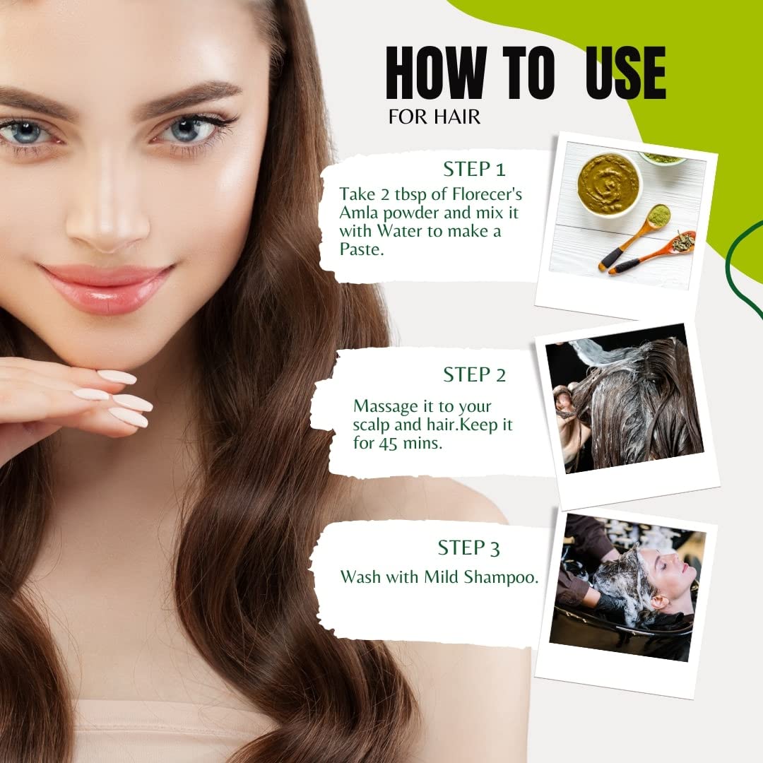 Florecer Amla Powder For Hair – view 4