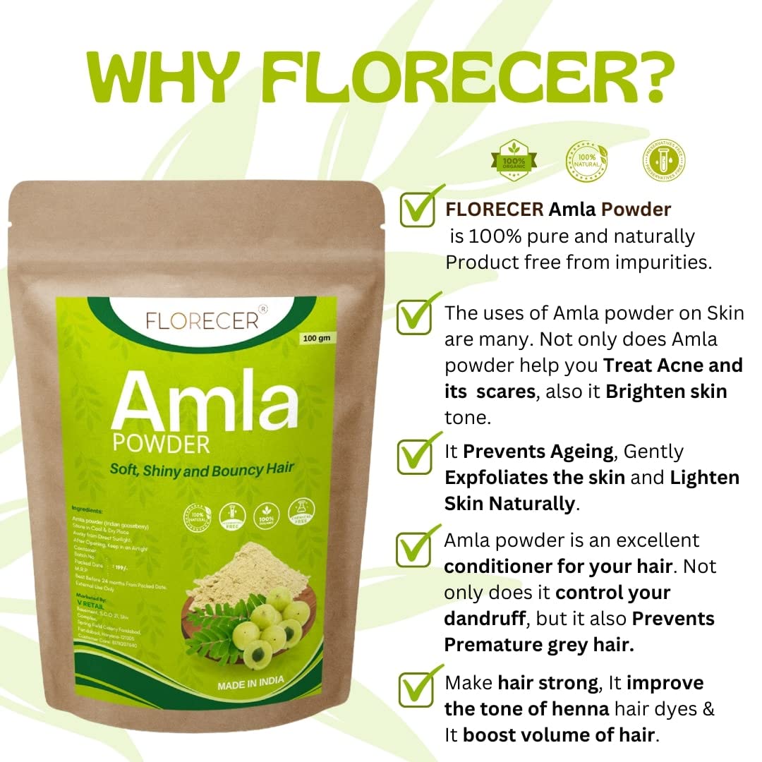 Florecer Amla Powder For Hair – view 2