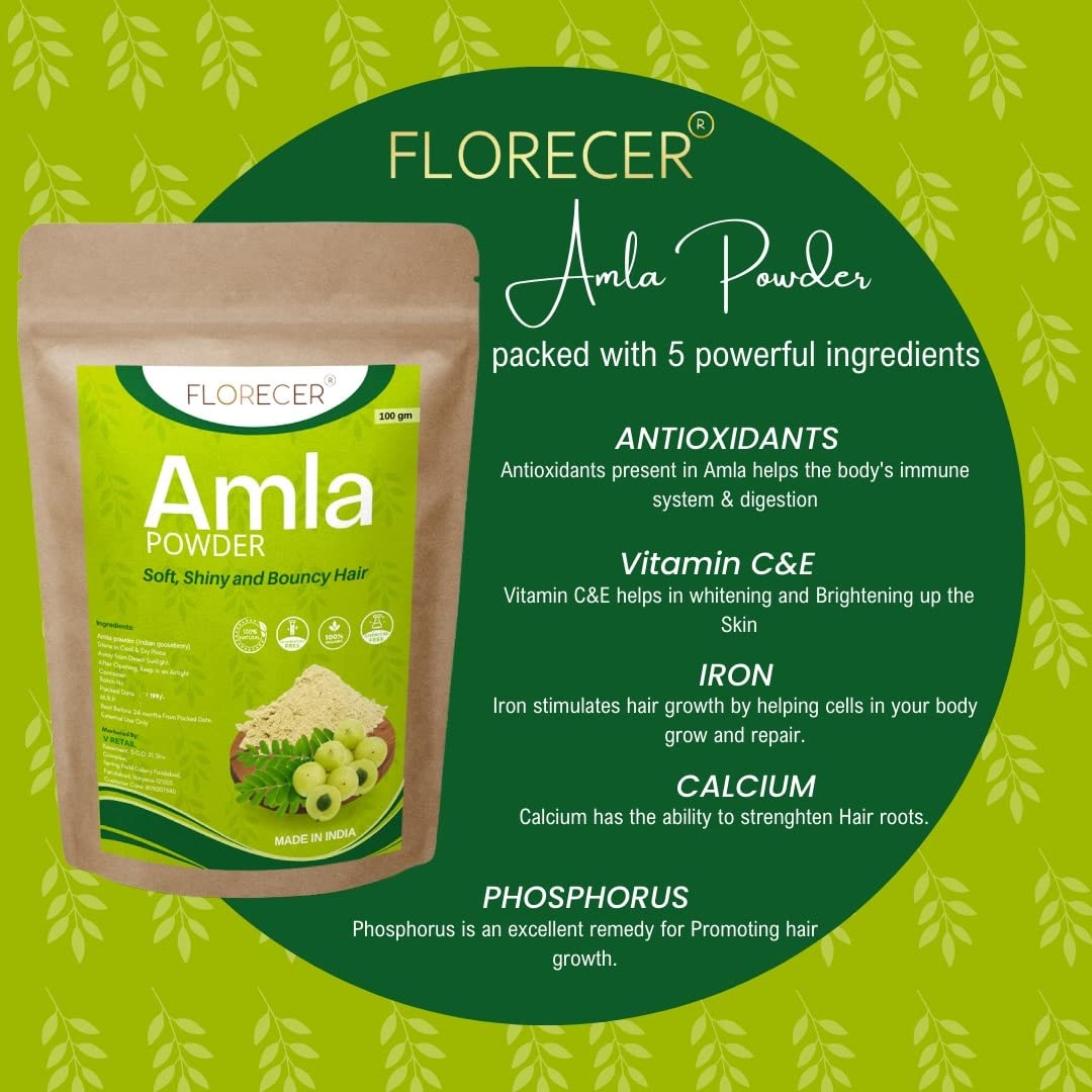 Florecer Amla Powder For Hair – view 3