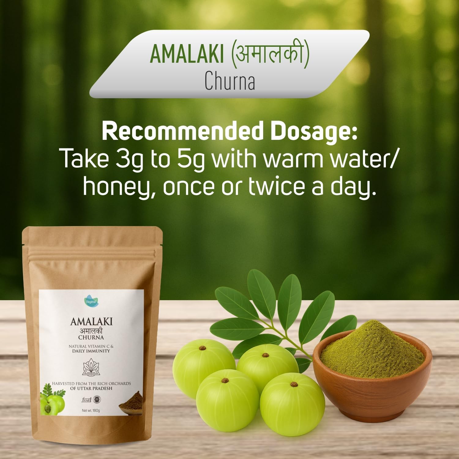 Vegetal Amalaki Churna 180g – view 6