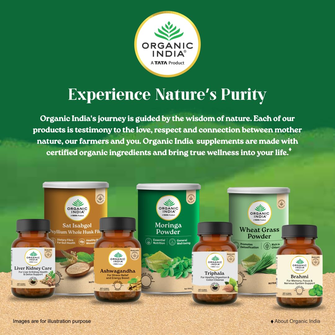 A TATA Product - Organic India Amla Powder, 200g, Whole Hera, Improves Immunity, Boosts Antioxidant, Certified Organic – view 7