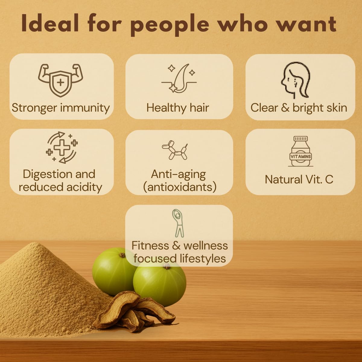 Earthen Story Certified Organic Amla Powder (200g) – view 6