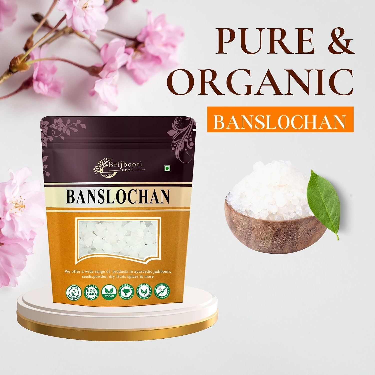Brijbooti Banslochan - Tabashir - 400g – view 5