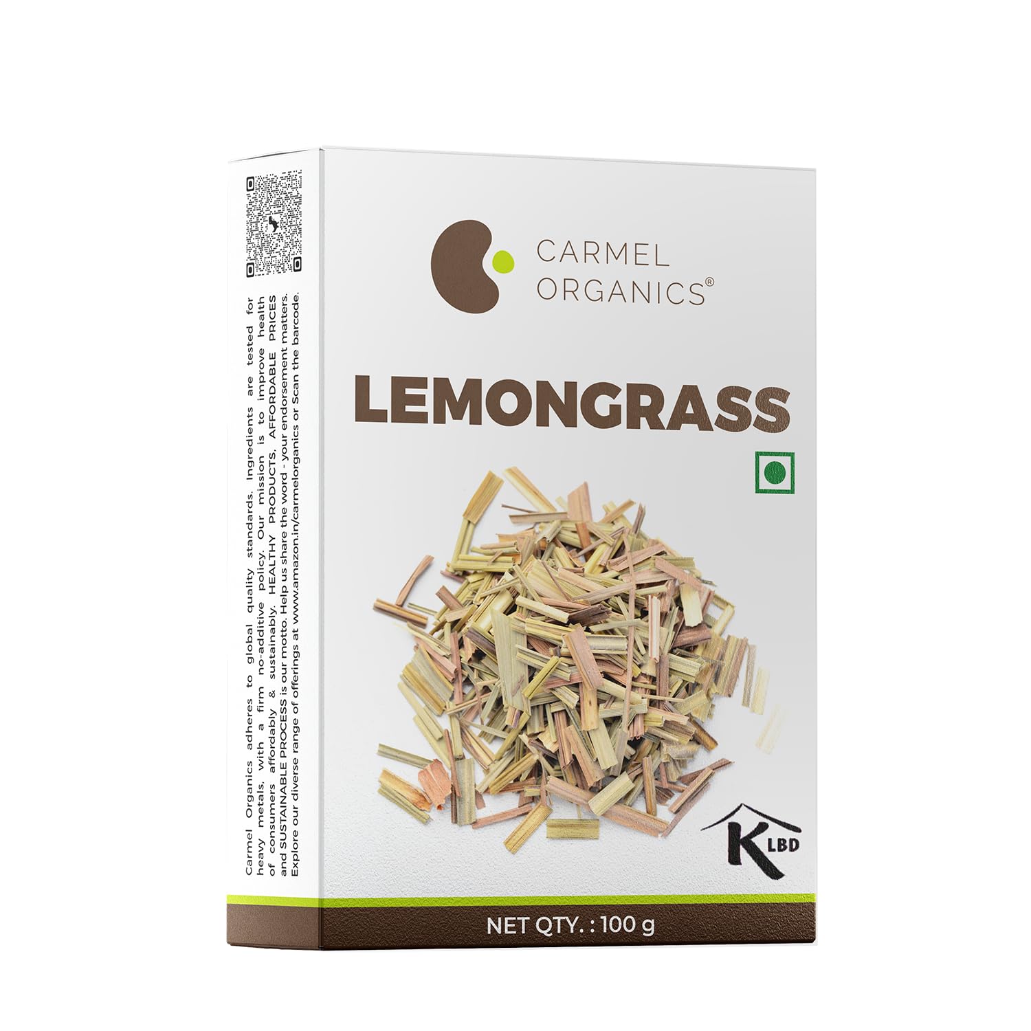 Carmel Organics Lemongrass Whole 100 Gram