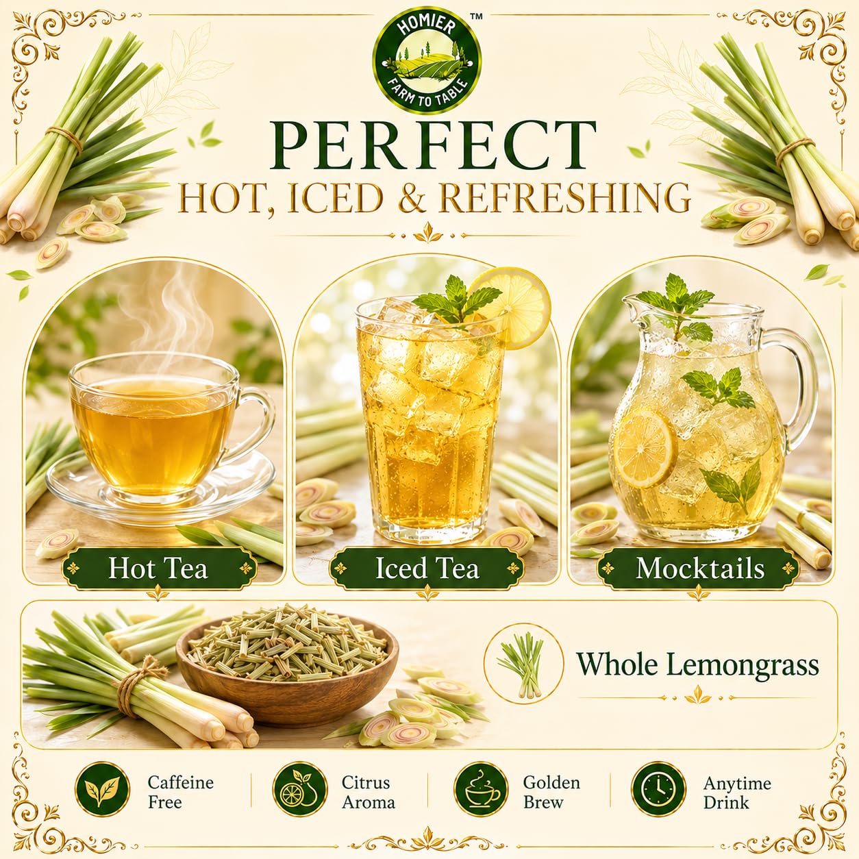 Premium Homier Lemongrass Tea – view 6